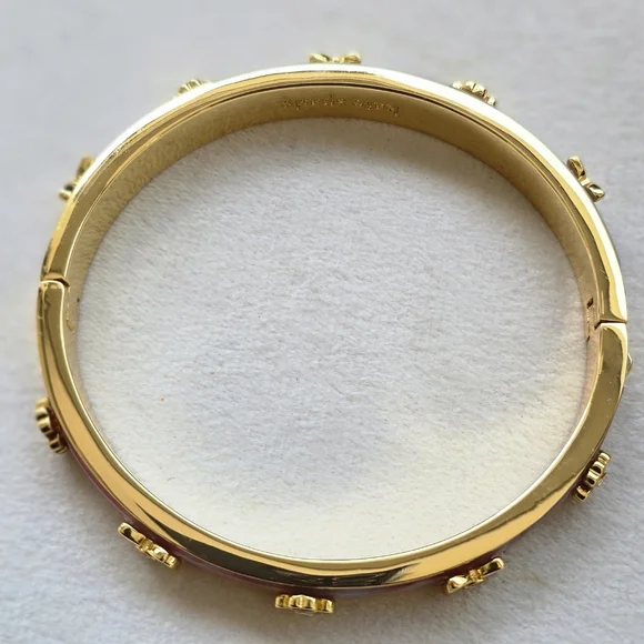 Kate Spade Heritage Bloom Hinged Bangle - Picture 2 of 6